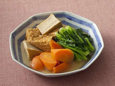 ほうれん草と厚揚げの和風煮