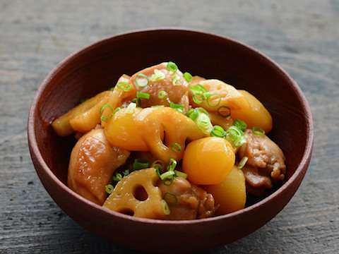 栗と鶏肉の甘辛煮