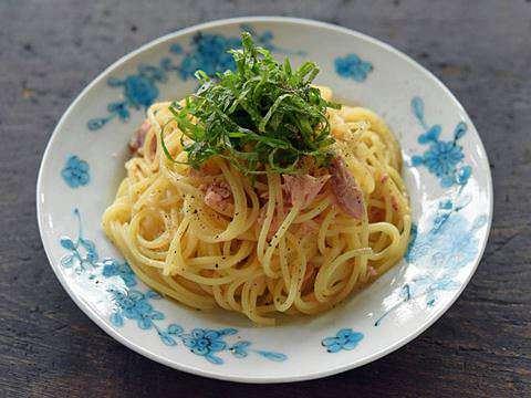 ツナと青じその冷製パスタ