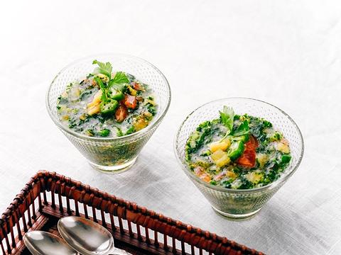 夏野菜の食べるスープ