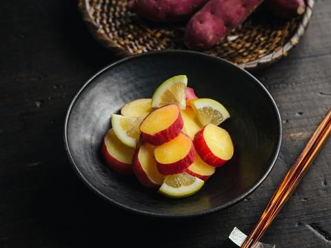 さつまいものおまかせ酢レモン煮