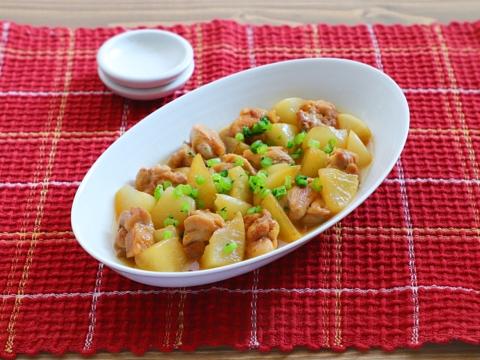 鶏大根のバターしょうゆ煮