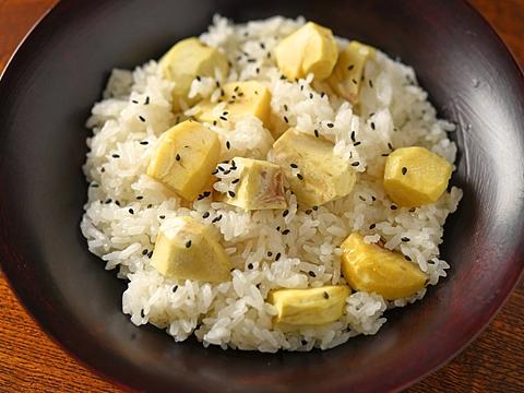 炊飯器で作る基本の栗おこわ