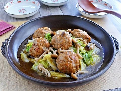 獅子頭と白菜のうま煮