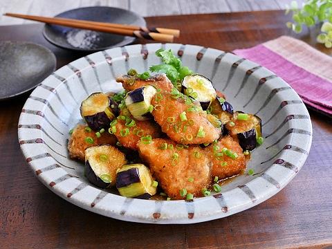 鮭となすの油淋鶏風