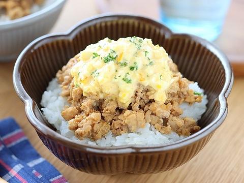 タルタルそぼろ丼