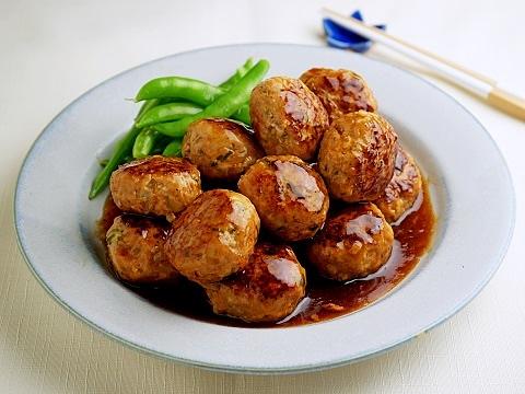 豚肉団子の黒酢あんかけ